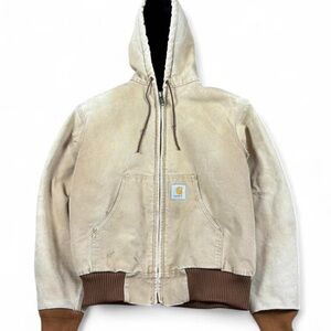 Carhartt Men's Beige Hooded Jacket